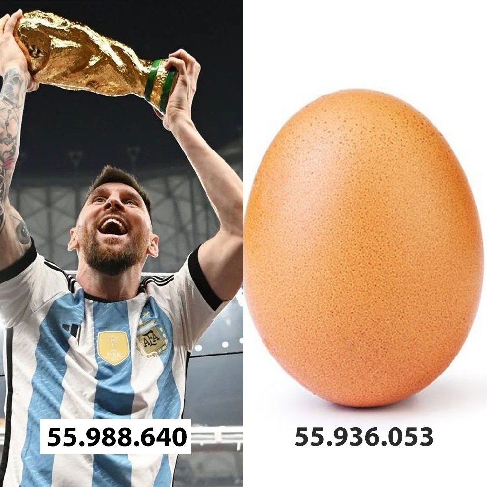Revealing the `final boss` who created the famous egg photo, which beat Messi and Kylie Jenner in terms of likes on Instagram 4