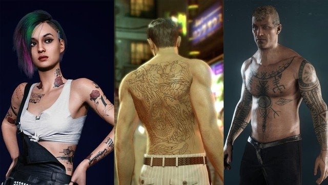 Tattoos in games and things not everyone knows 0